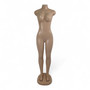 Voluptuous Brazilian Female Mannequin, full-height product view on a white background