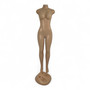 Voluptuous Brazilian Female Mannequin, full-height product view on a white background, open, centred square layout