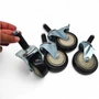 Reinforced Black Heavy-Duty Clothes Rail -150 kg Steel Garment Rack with Wheels, product shown on a white background, balanced, centred square layout