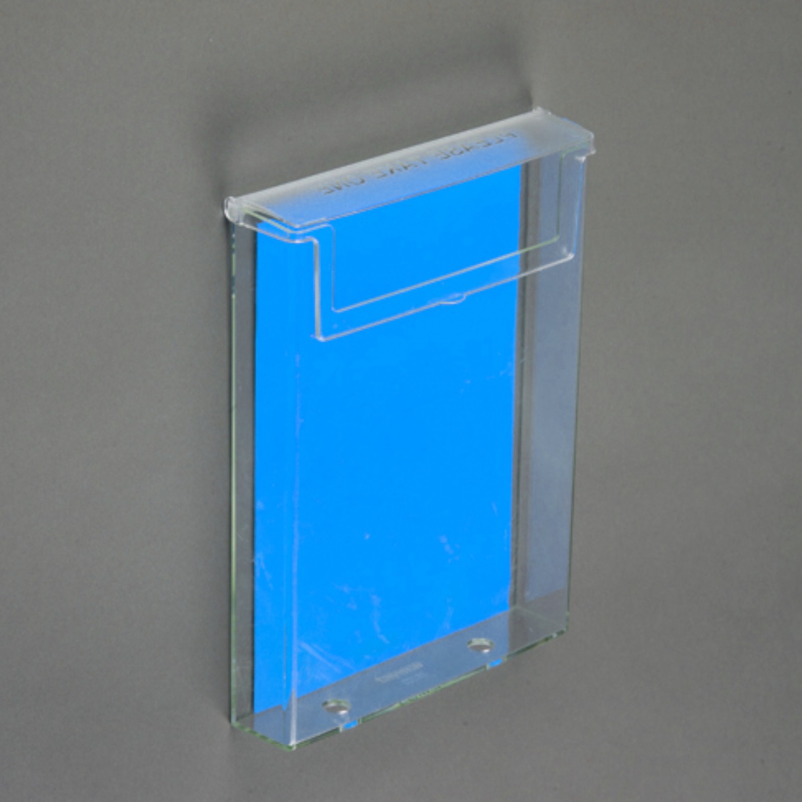Taymar Clear Outdoor Brochure Holders with Lid – A4 A5 DL Business Card Display