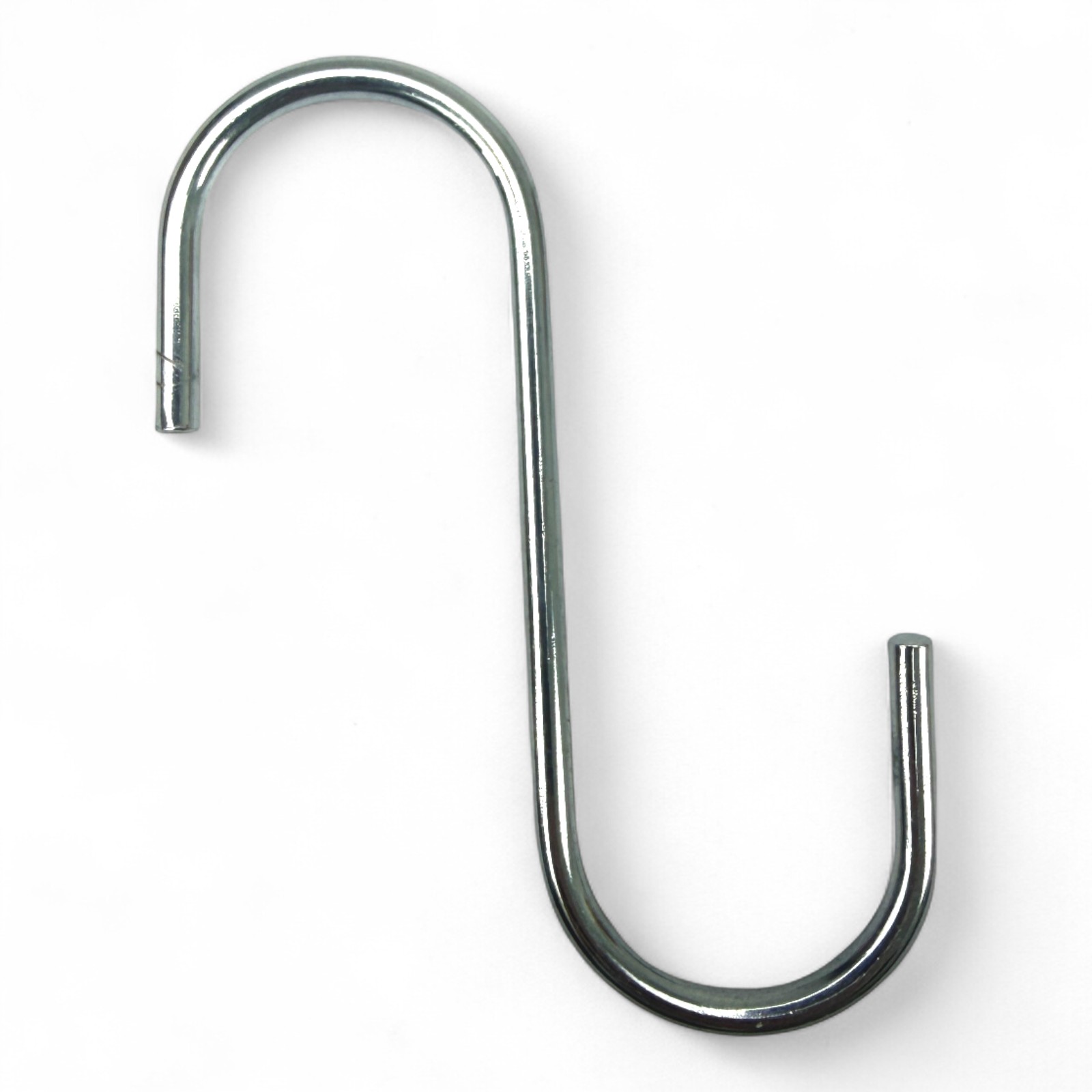 Pack of 10 Large Chrome Heavy Duty S Hooks – 11cm Hanging Hooks