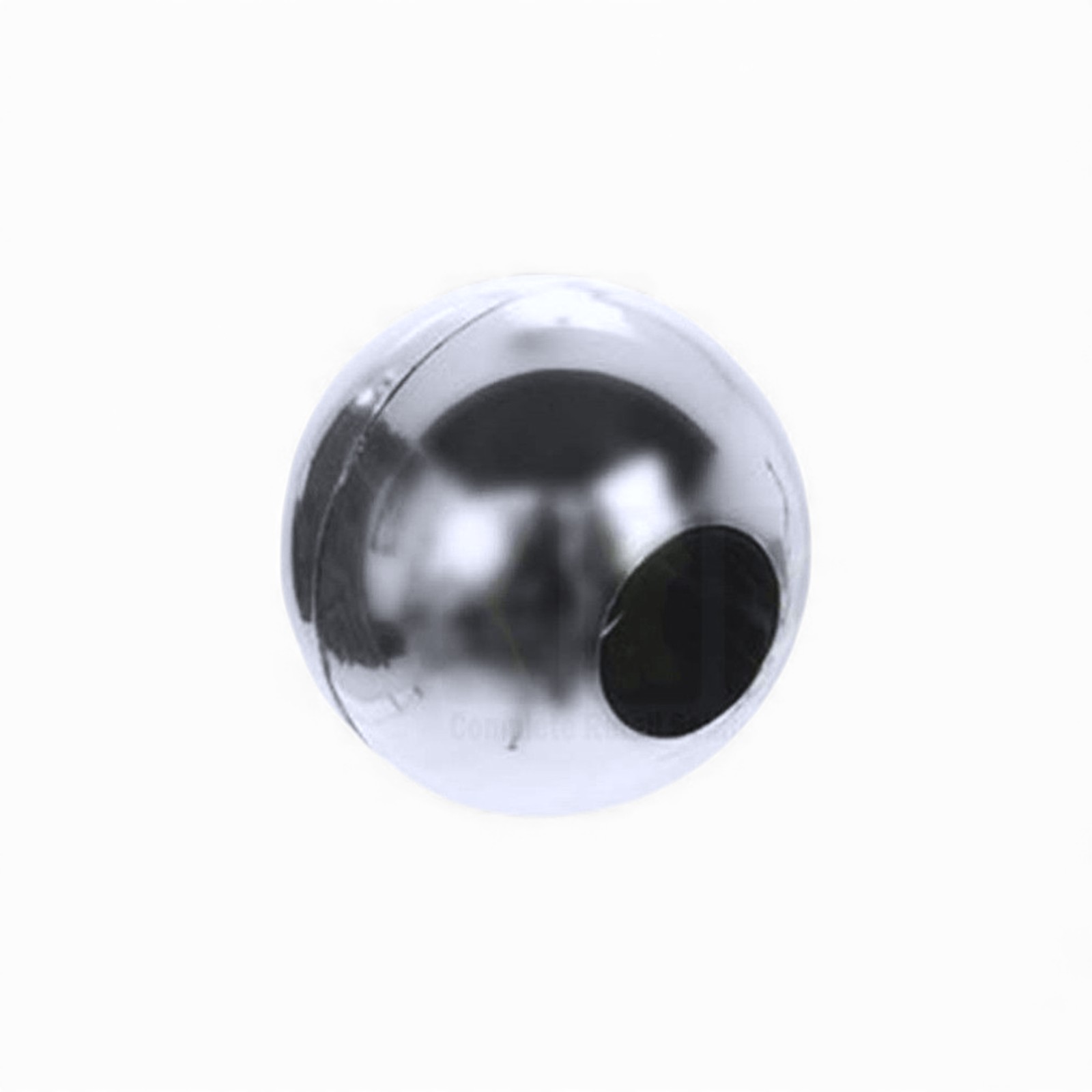 Decorative End Ball for 25mm–32mm Chrome Hanging Rail Systems