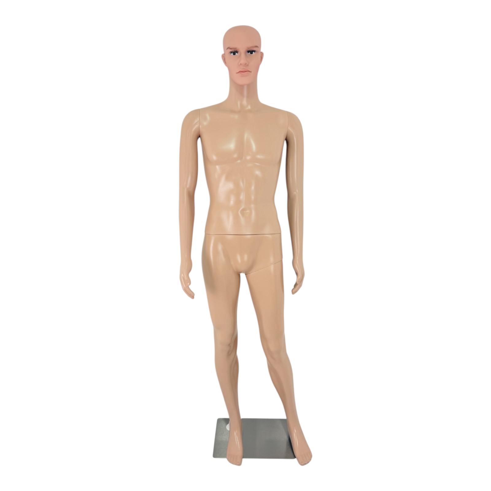 Male Mannequin Full Body Display Dummy with Rotating Head & Movable Arms-M2