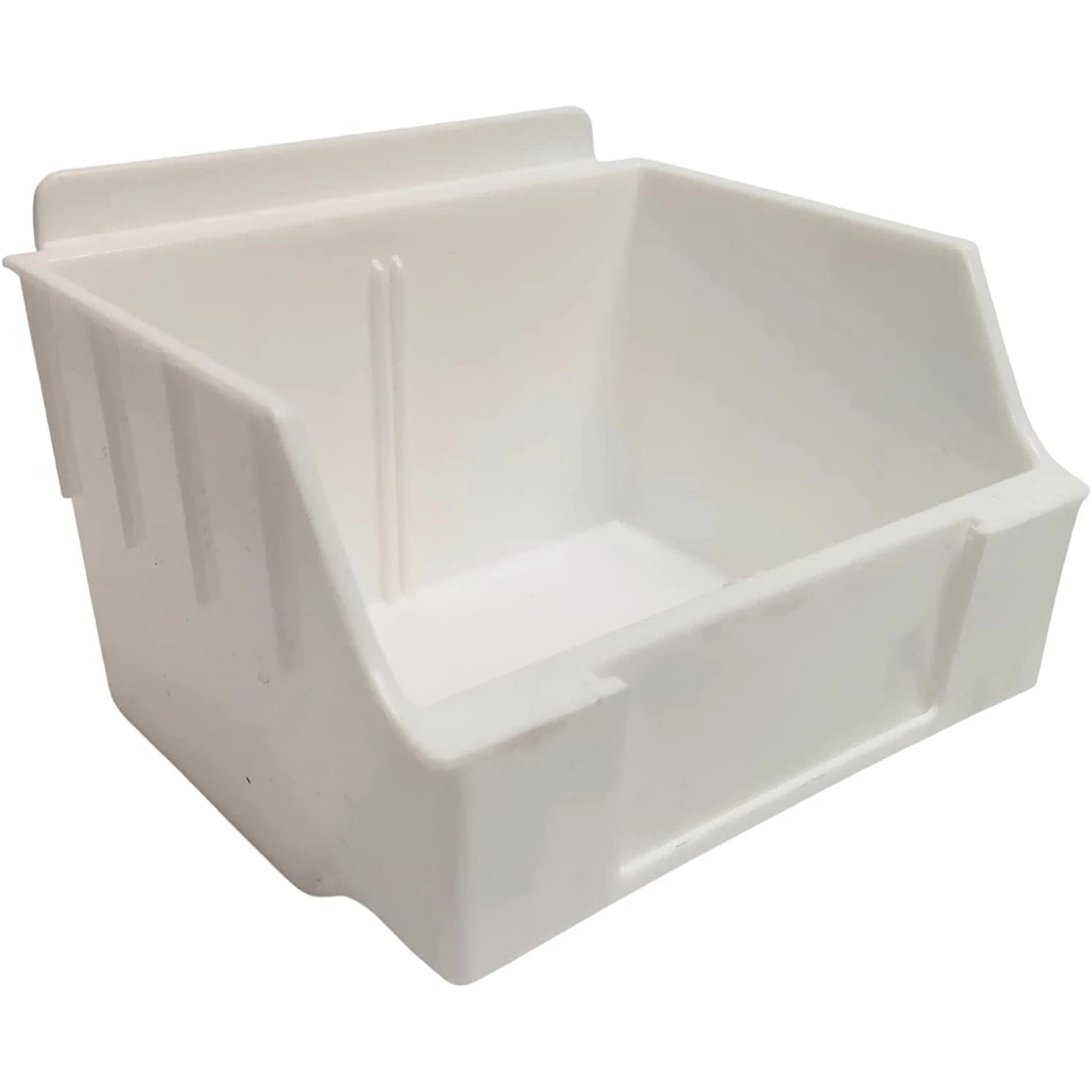 Small Slatwall Storage Box – 130mm Plastic Bin in Four Colours