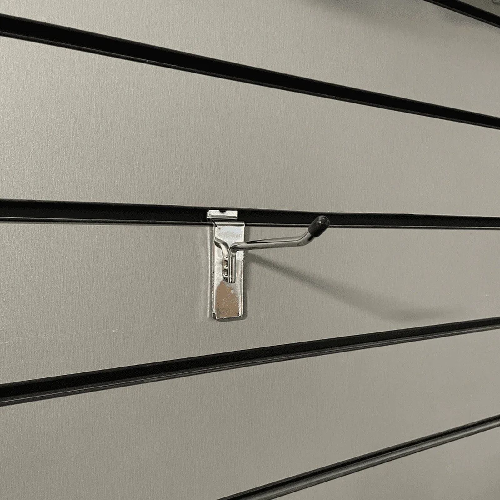 10cm Chrome Slatwall Hook
