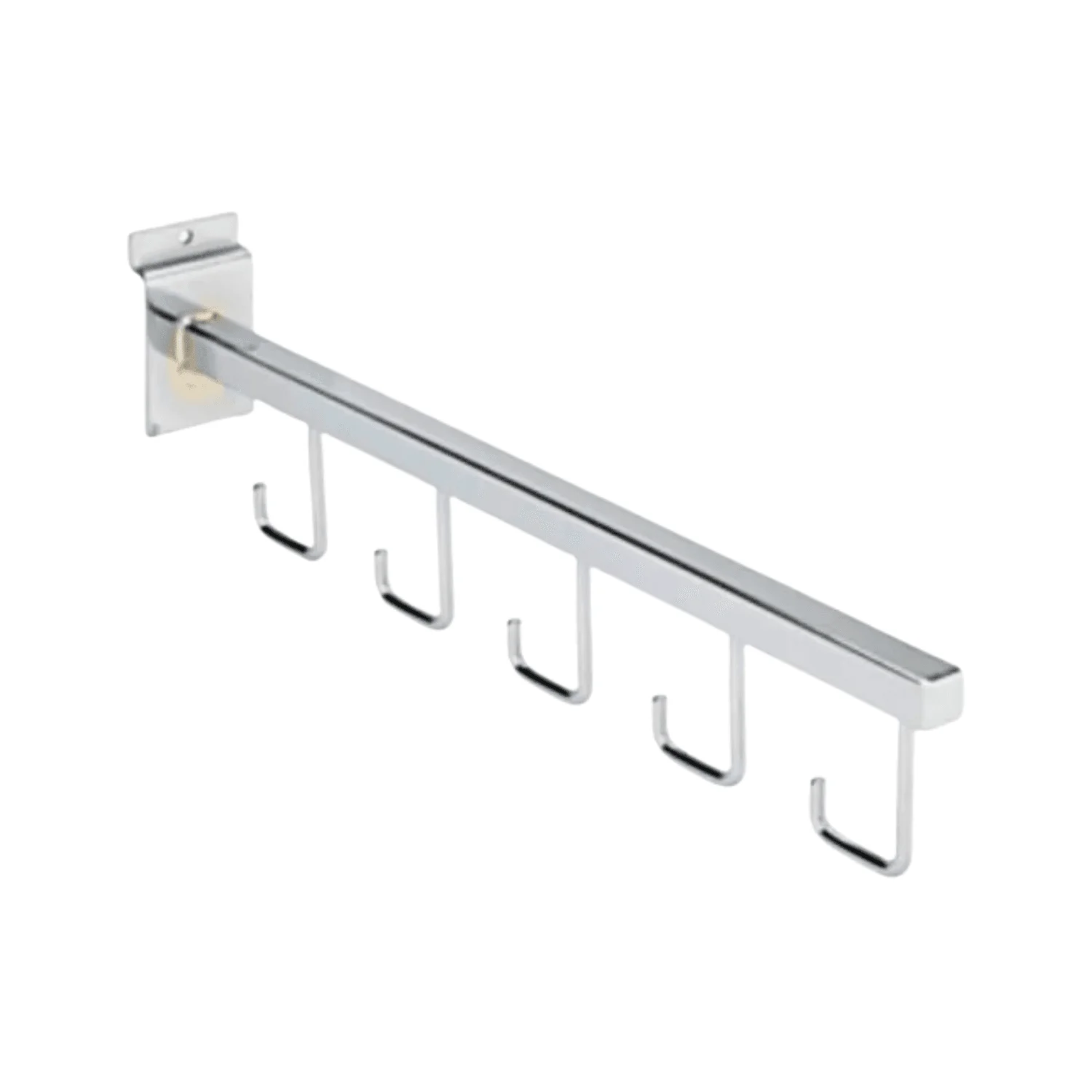 Straight 5 Hook Arm for Slatwall