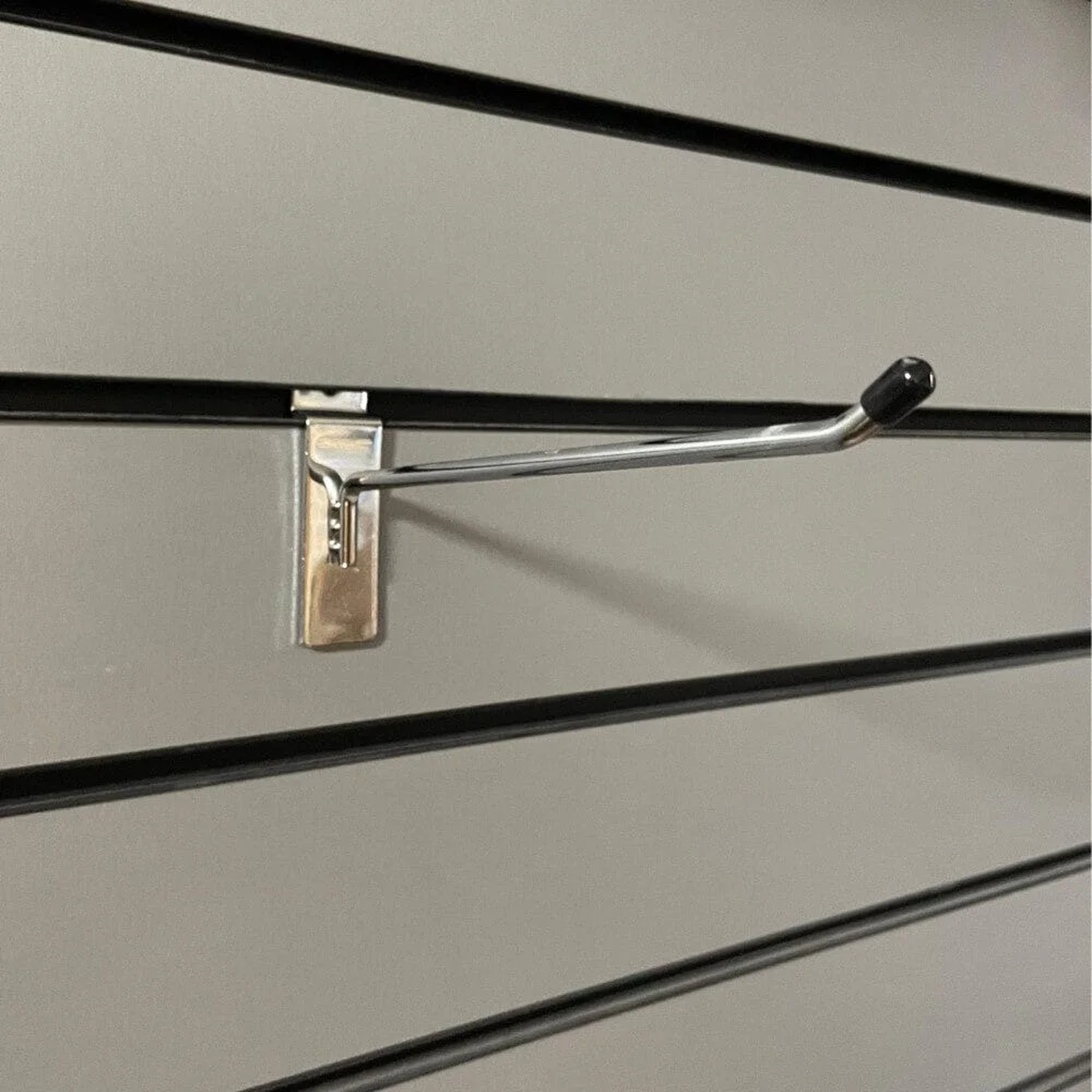 20cm Chrome Slatwall Hook