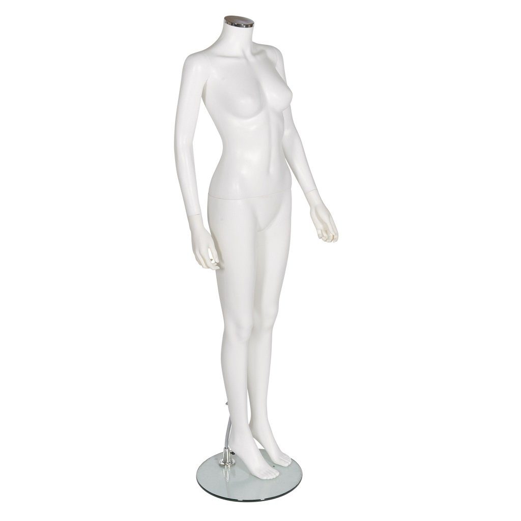 Female Mannequin – No Head – Matt White – Pose 1