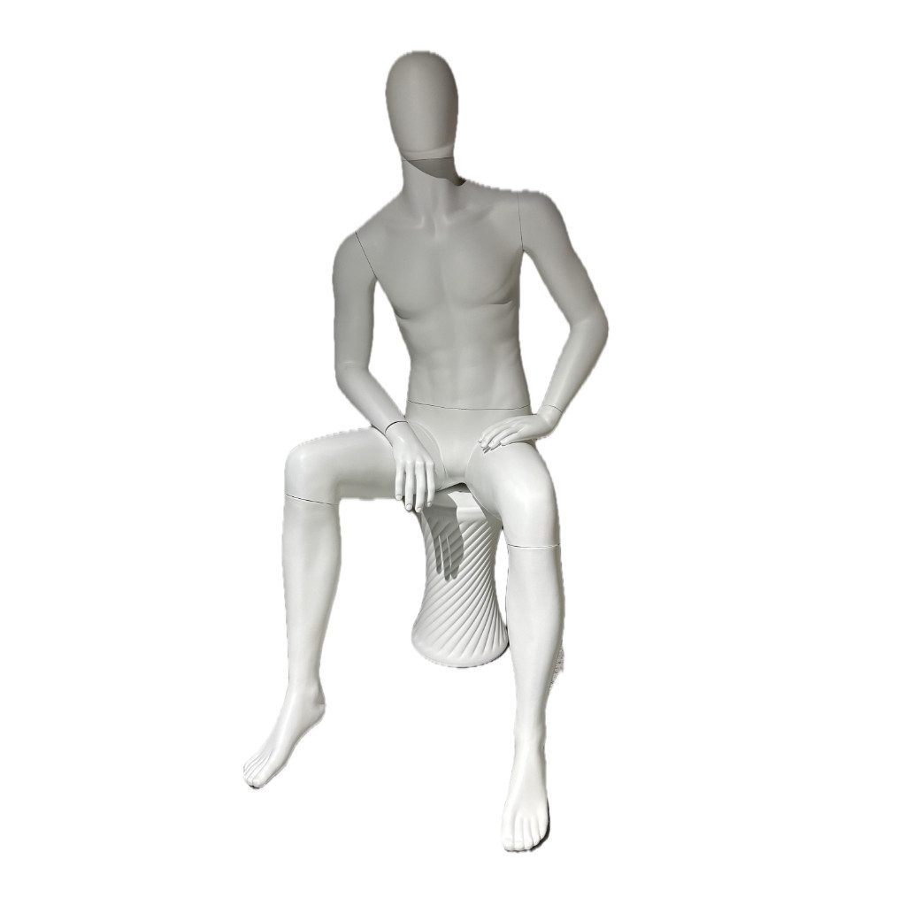 GAM301 Male Mannequin – Abstract – Matt White
