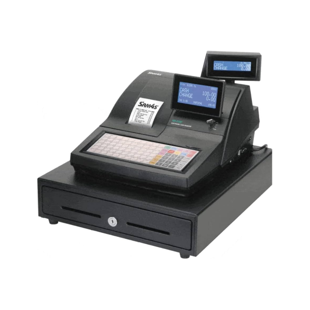 SAM4S NR-510F POS Cash Register – 6000 PLUs, Table Mgmt, USB & Serial Ports