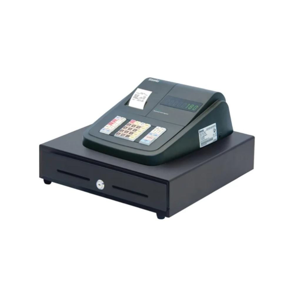 SAM4S ER-180US POS Cash Register – Compact Till, 500 PLUs, Thermal Printer