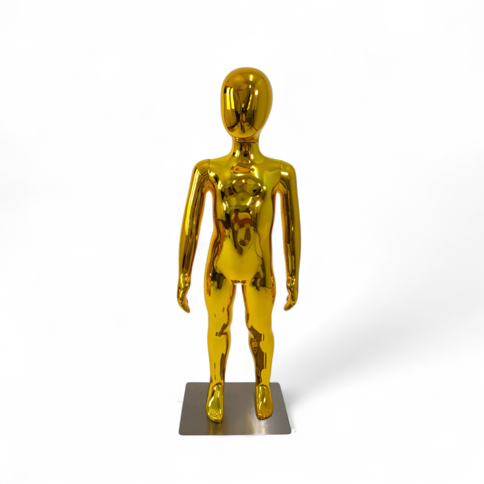 Gold Full Body Adjustable Child Mannequin – Realistic Display Model 87cm