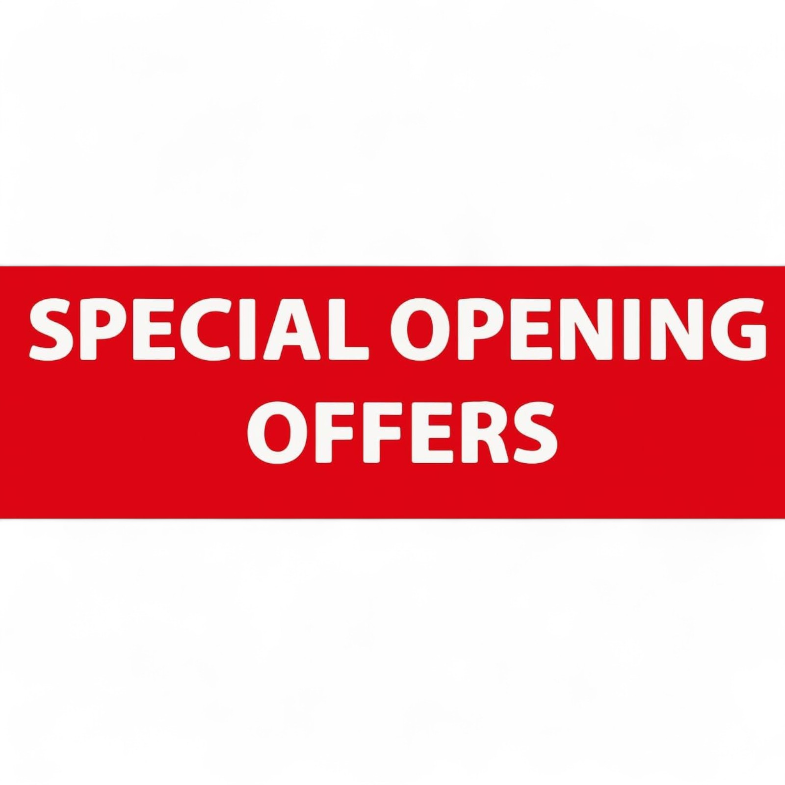 Special Opening Offers Poster 120x40cm – Horizontal Store Sign, Bold, Durable