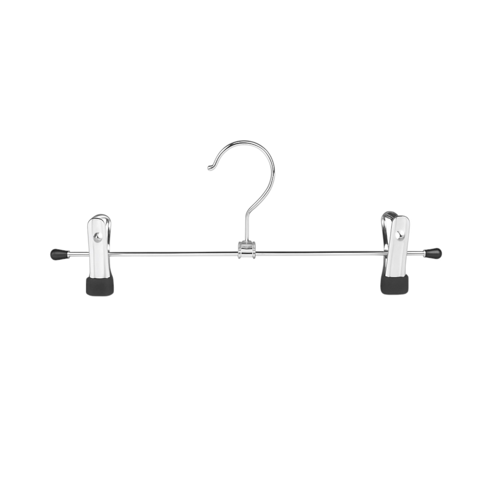 30cm Metal Hanger with 2 Adjustable Clips Chrome Finish Box of 100 Multi-Purpose