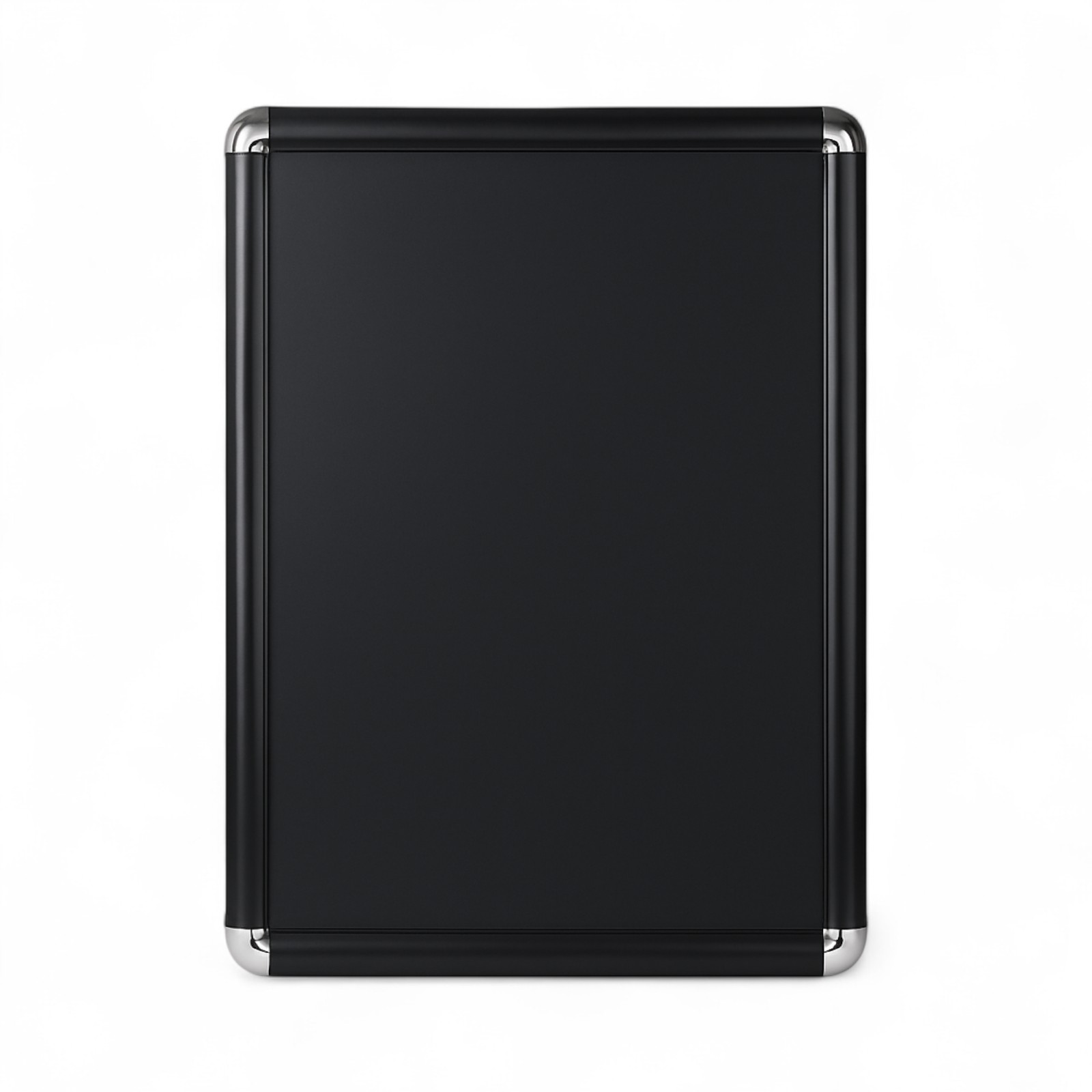 Black Snap Frame 25mm Round Corners Poster Holder Anti-Glare Cover A0-A5 Display