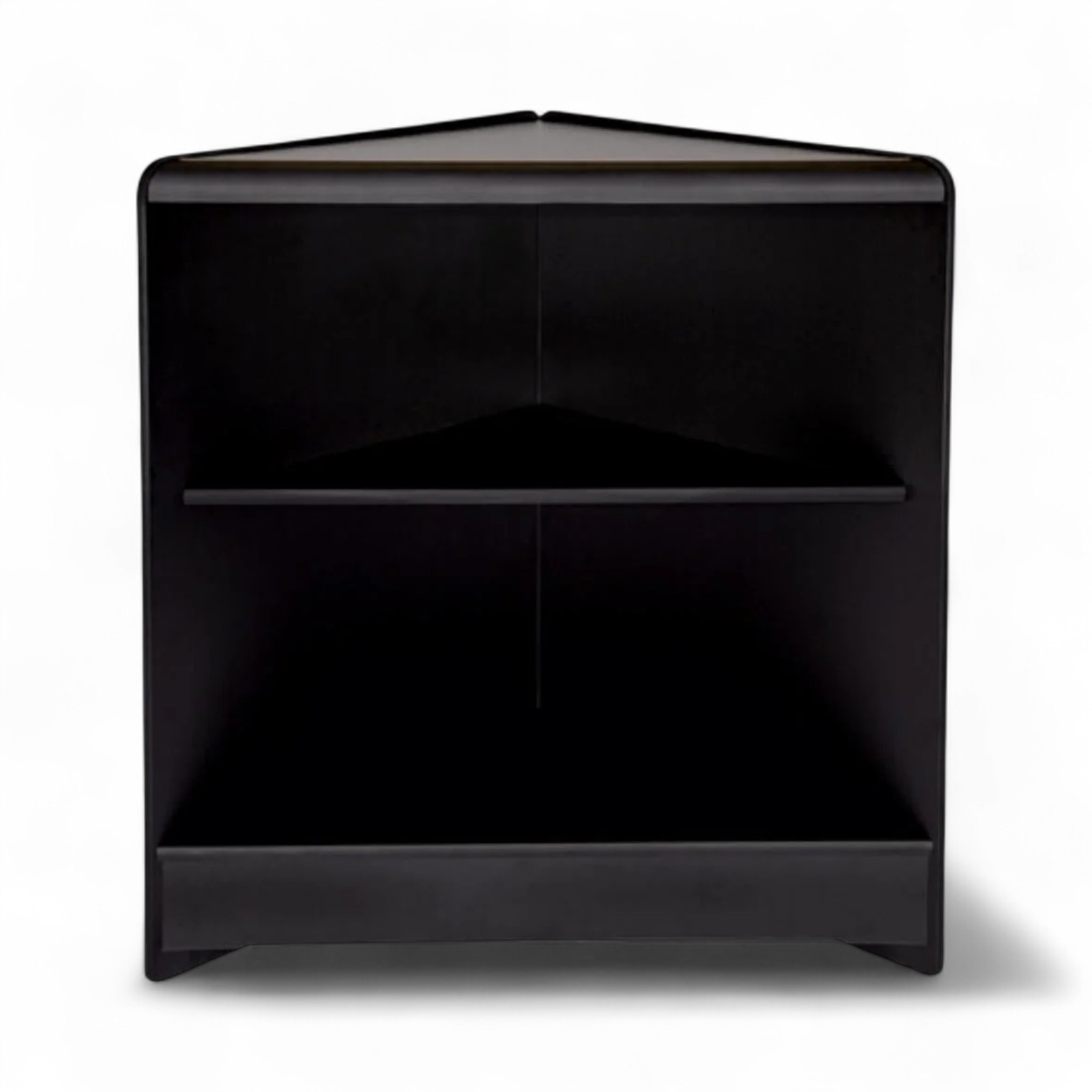 Open Corner Counter with Shelf 600x600x900mm Retail Display Shop Counter