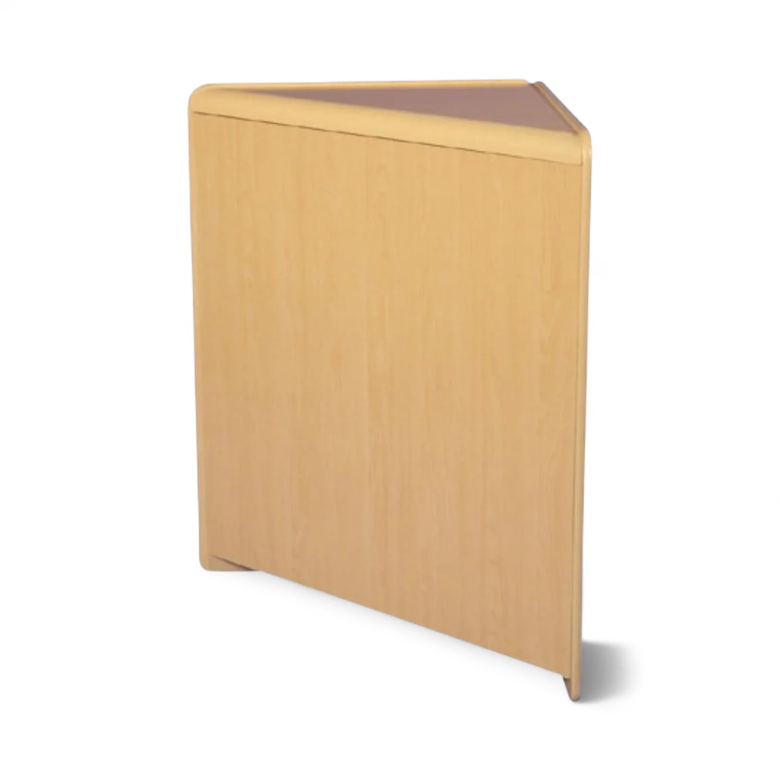 Solid Corner Closed Shop Counter 600x600x900mm Maple or White Retail Display Unit