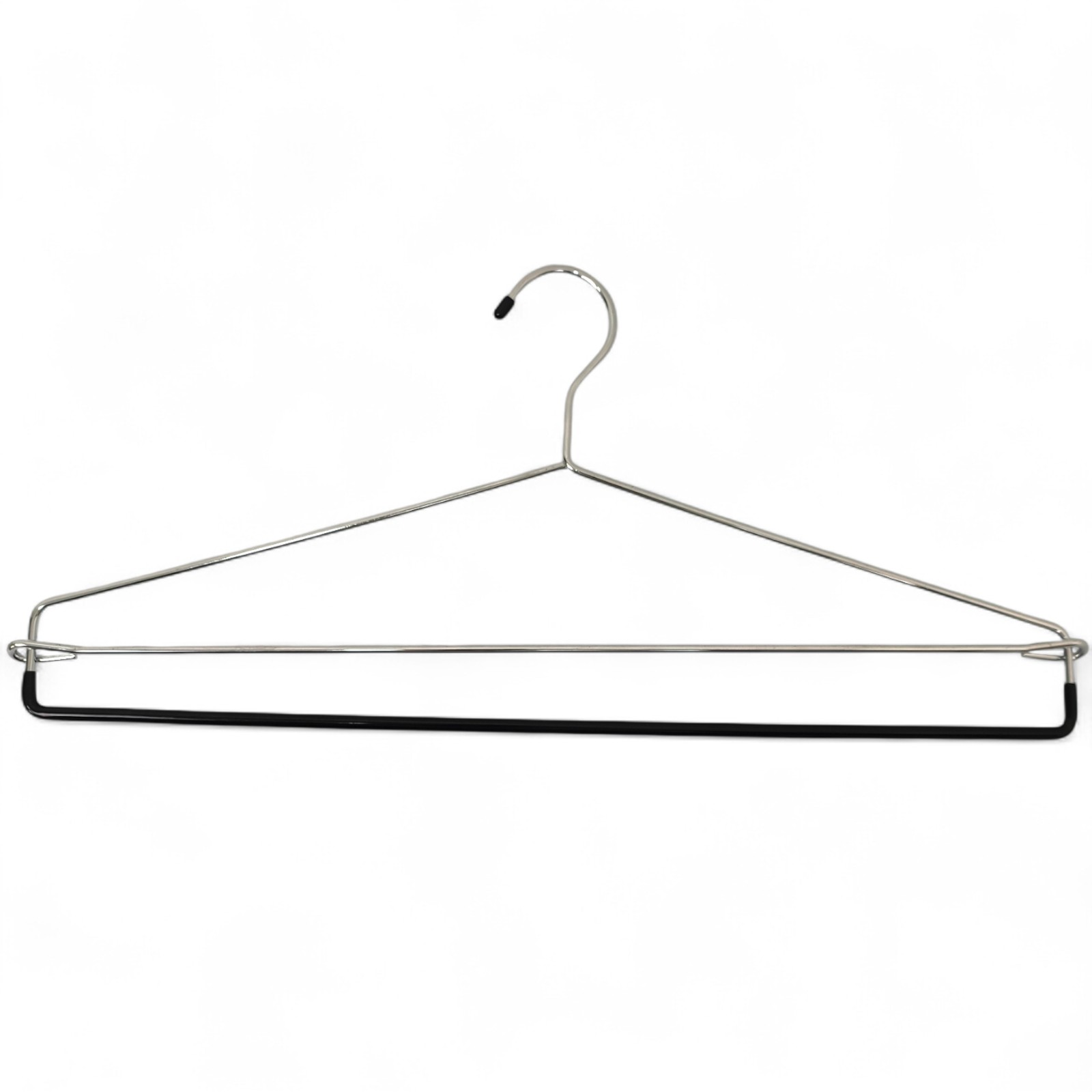 Heavy Duty Chrome Plated Adjustable Blanket Hanger with Black Non-Slip Coating