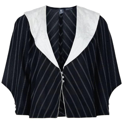 1980s Emanuel Ungaro Pinstripe Blazer final