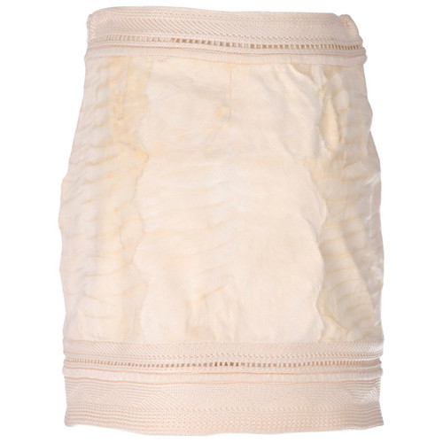 1990s Gianfranco FerrÃ¨ Ivory Astrakhan Fur Skirt