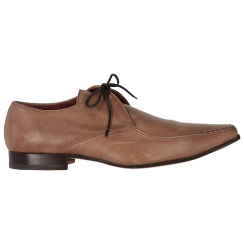 2000s Gianfranco FerrÃ© Leather Lace-up Shoes