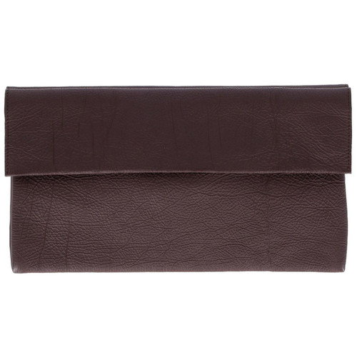 Marni Vintage Brown Leather Clutch, 2000s