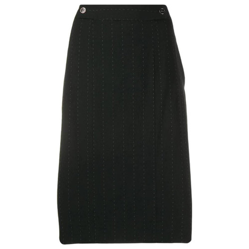 2000s Salvatore Ferragamo Pinstripe Skirt