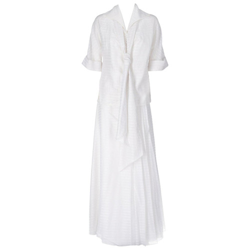 1970s White Tailored Wedding Suit