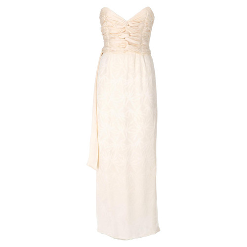 1990s Ivory Heart Neckline Wedding Dress