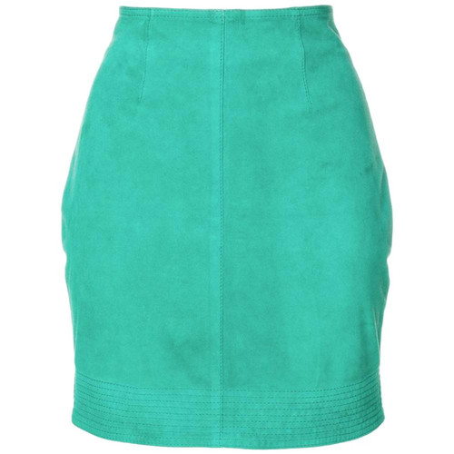 1980s Versus Straight Miniskirt
