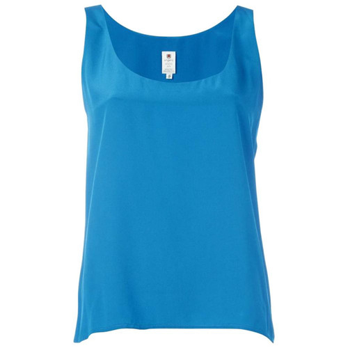 1980s Emanuel Ungaro Turquoise Top