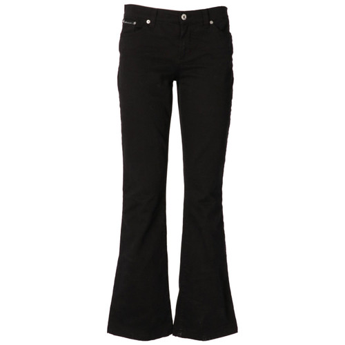 1990s Dolce & Gabbana Black Slighlty Flared Trousers