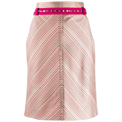 2000s Louis Vuitton Striped Skirt