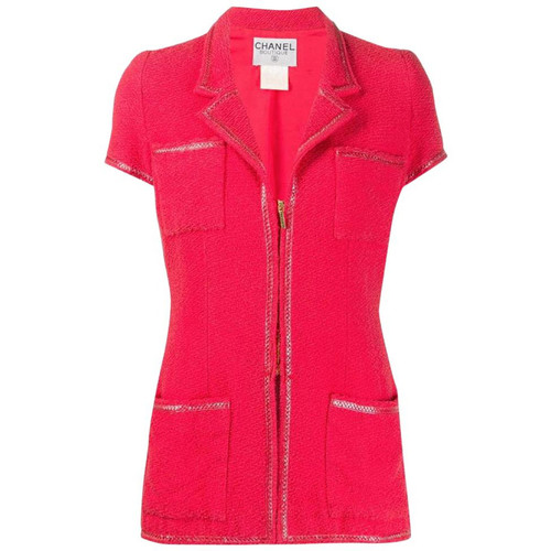 Chanel 2000s Fuchsia Blazer