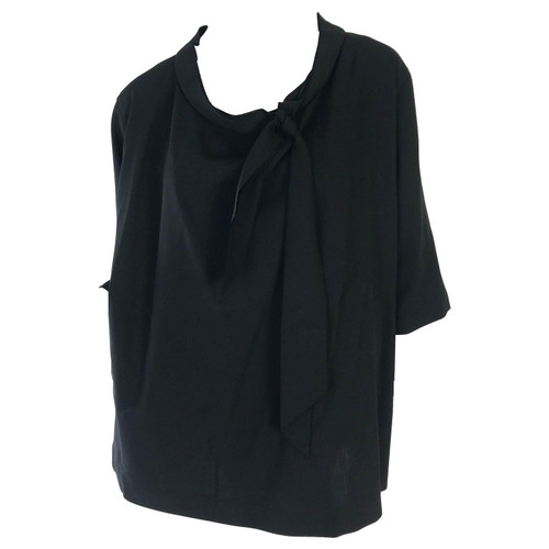 1990s Yohji Yamamoto tie neck top