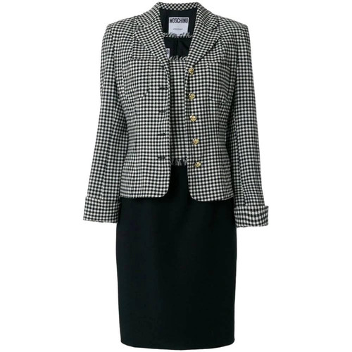 1990s Moschino Checked Suit