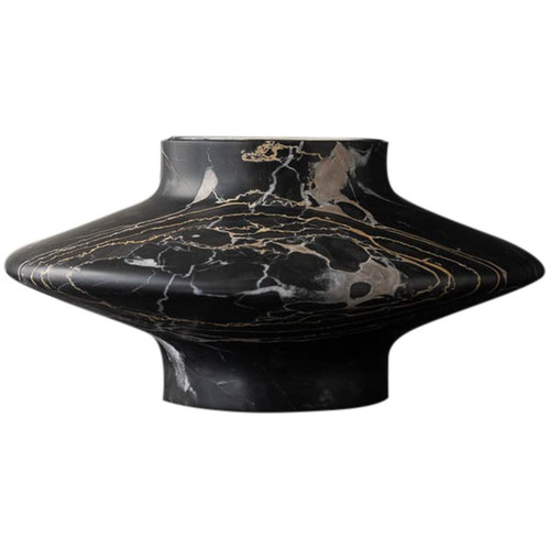 Black Gamma Candleholder by Frederic Saulou