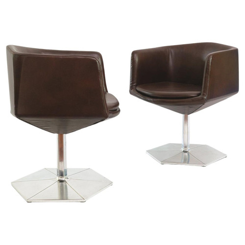 Voitto Haapalainen â€œPrismaâ€ Chairs Cast Aluminium Bases, Martela OY, Finland