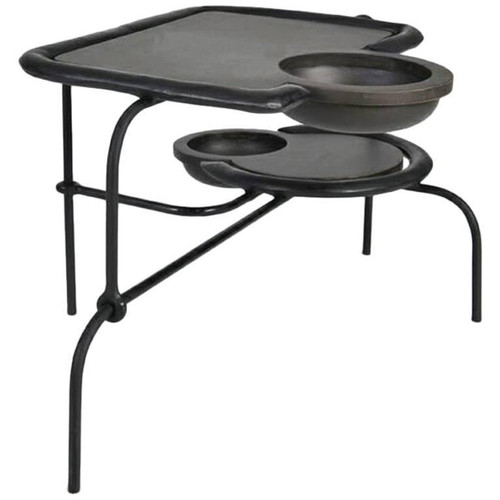 Brass Side Table, Compound II, Misaya