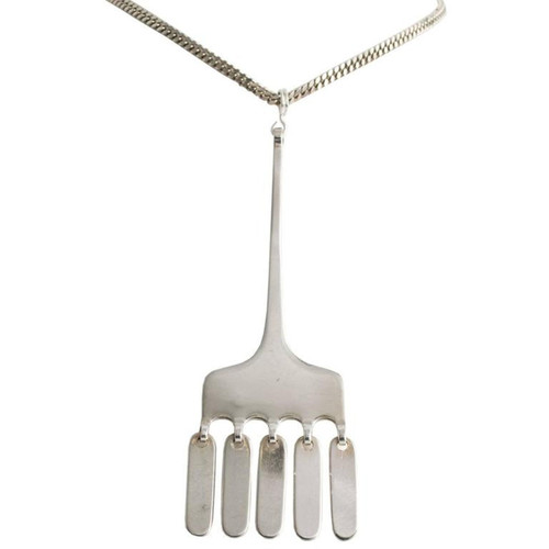 Scandinavian Modern Silver MEMA pendant from Lidkoping, Sweden, 1972