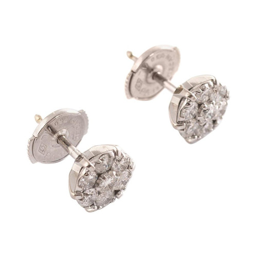 Ear Studs Earrings Diamond White Gold