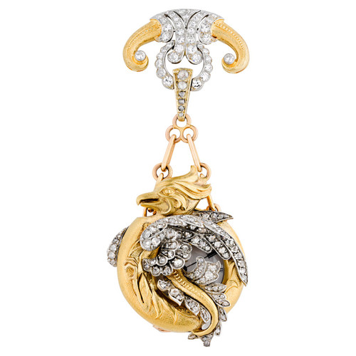 C. Marcks & Co. Dragon Lapel Watch