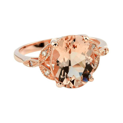 Morganite Diamond Cocktail Ring