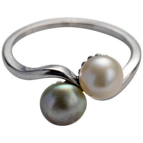 Natural Pearl Ring in Platinum GIA Certified Art Deco