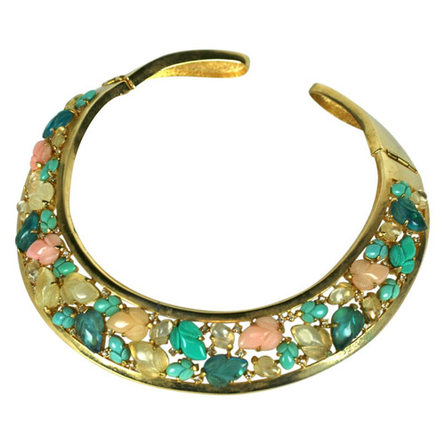 Unusual Pastel Fruit Salad Collar