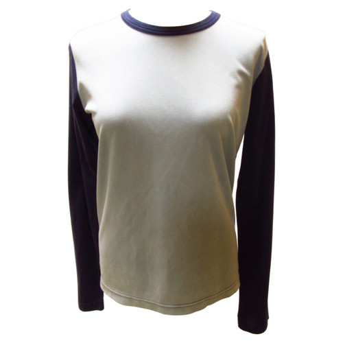 Comme Des GarÃ§ons Two-Tone Long Sleeve Top