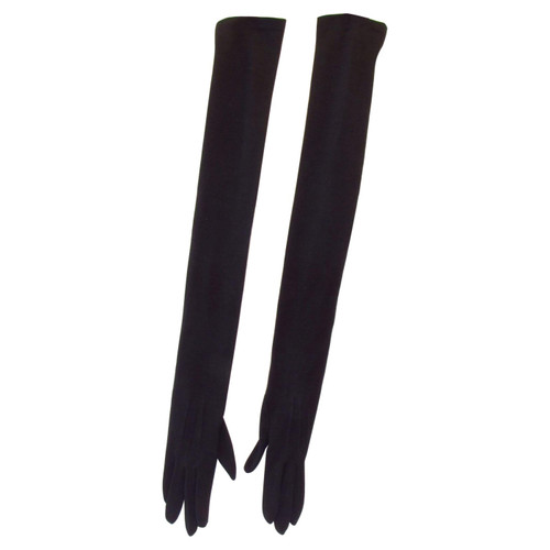 Junya Watanabe Ex-long Black Wool Gloves