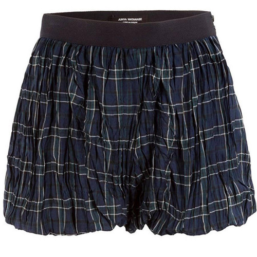 Junya Watanabe Comme des GarÃ§ons Plaid Crinkle Shorts