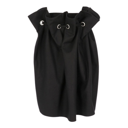 2010s Jil Sander black wool skirt