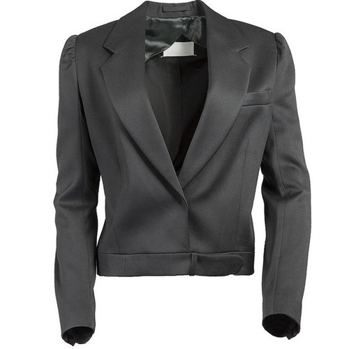 Vintage Maison Martin Margiela Black Cropped Belted Blazer